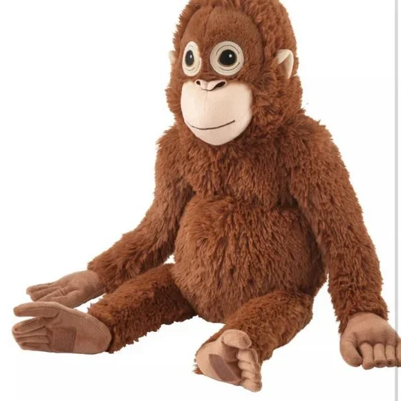 IKEA Orangutan "Punch Monkey” Plush Toy – Viral Djungelskog Stuffed Animal - Picture 5 of 7